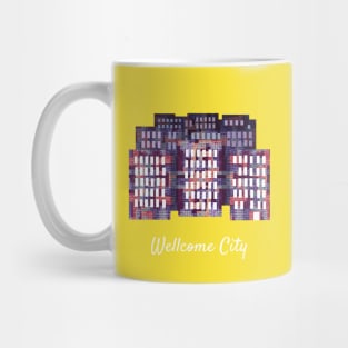 Wellcome City Yellow Mug